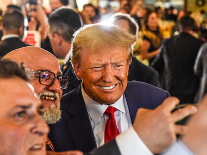 Former U.S. President Donald Trump visits the Versailles restaurant in the Little Havana neighborhood after being arraigned at the Wilkie D. Ferguson Jr. United States Federal Courthouse on June 13, 2023 in Miami, Florida. Trump pleaded not guilty to 37 federal charges including possession of national security documents after leaving …