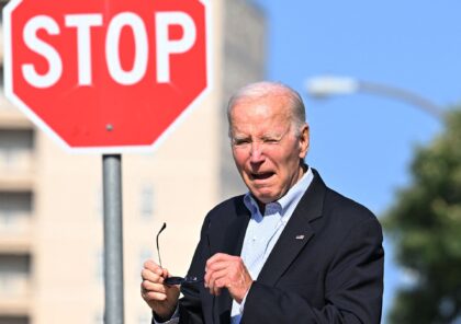 TOPSHOT - US President Joe Biden leaves St. Edmond Roman Catholic Church in Rehoboth Beach