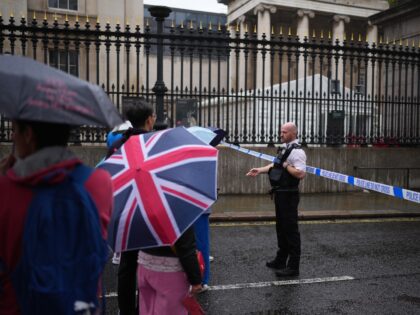 LONDON, ENGLAND - AUGUST 8: Police restrict access outside the British Museum on August 8, 2023 in London, England. The Metropolitan Police said they were called to Museum Street at 10AM after a reported stabbing. A man was subsequently taken to the hospital with a stab wound and another was …