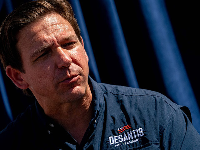 Florida Governor and 2024 Presidential hopeful Ron DeSantis participates in a Fair Side Ch