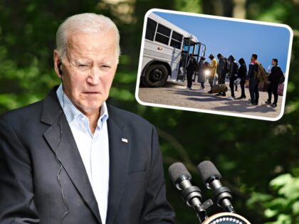 CATOCTIN MOUNTAIN PARK, MARYLAND, UNITED STATES - AUGUST 18: President of the United States Joe Biden holds a trilateral news conference with President of South Korea Yoon Suk Yeol (not seen) and Prime Minister of Japan Fumio Kishida (not seen) at Camp David, President Biden's retreat in Catoctin Mountain Park, …