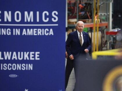 Inflation - MILWAUKEE, WISCONSIN - AUGUST 15: President Joe Biden arrives for a speech at Ingeteam Inc., an electrical equipment manufacturer, on August 15, 2023 in Milwaukee, Wisconsin. Biden used the opportunity to speak about his "Bidenomics" economic plan on the one-year anniversary of the Inflation Reduction Act of 2022. …