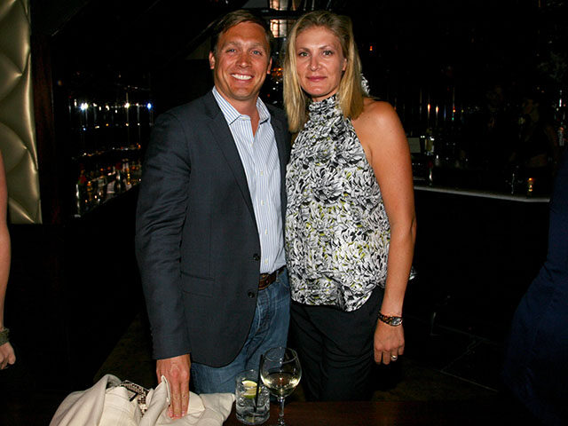 Devon Archer and Christa Archer attend QUEST MAGAZINE & What2WearWhere.com hosts a soft launch of LAVO at 38 E. 58th St. on September 9, 2010 in New York City. (Photo by AMBER DE VOS/Patrick McMullan via Getty Images)