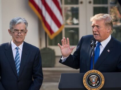 WASHINGTON, DC - NOVEMBER 02: U.S. President Donald Trump (R) speaks as he announces his nominee for the chairman of the Federal Reserve Jerome Powell during a press event in the Rose Garden at the White House, November 2, 2017 in Washington, DC. Current Federal Reserve chair Janet Yellen's term …