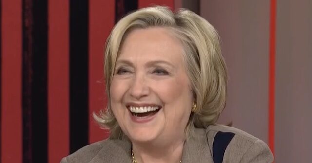 Hillary Clinton Laughs During Reaction to Trump indictment