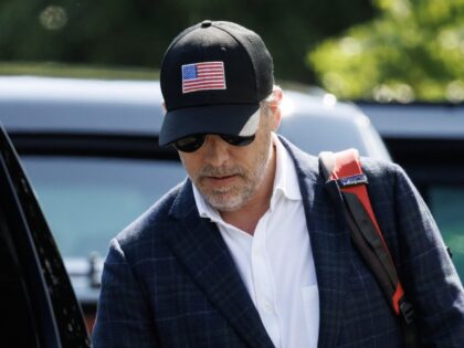 Hunter Biden, son of US President Joe Biden, arrives at Fort Lesley J. McNair in Washingto
