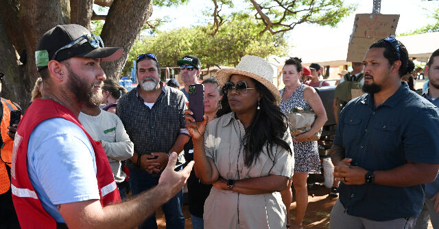 Camera Crew Accompanying Oprah Turned Away from Maui Shelter
