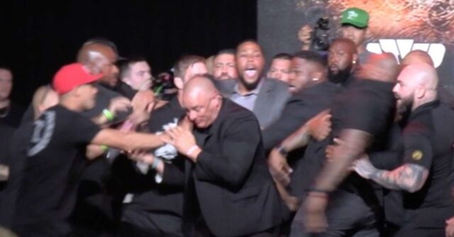 WATCH: Jake Paul-Nate Diaz Pre-Fight Face Off Descends into Chaos