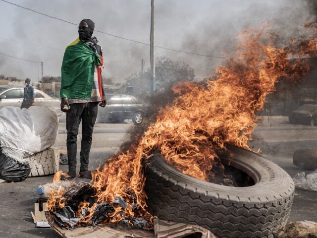 DAKAR, SENEGAL - MARCH 16: Senegal's opposition leader and presidential candidate Ous