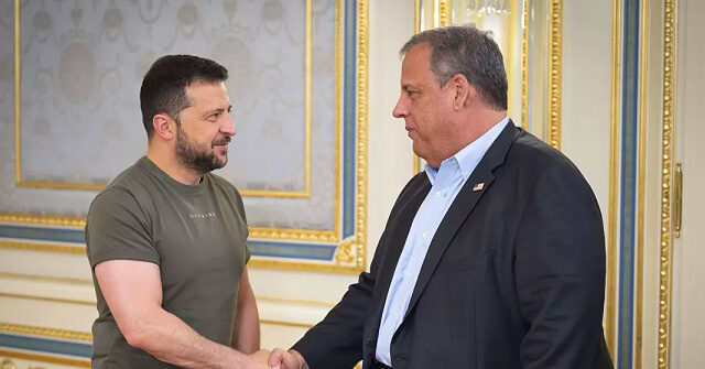 Chris Christie Gives Zelensky Handwritten Bon Jovi Lyrics