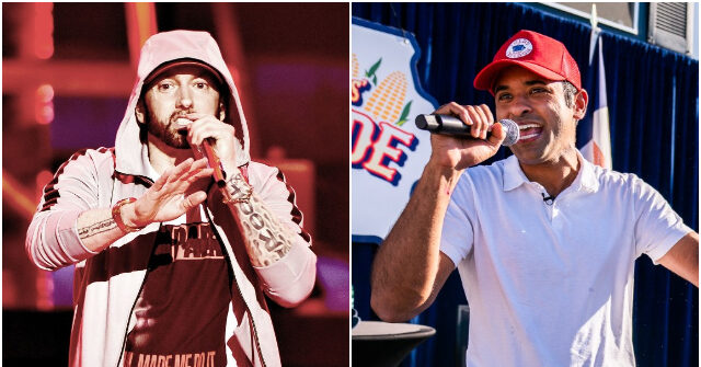 Eminem Tells Vivek Ramaswamy to Stop Rapping His Songs