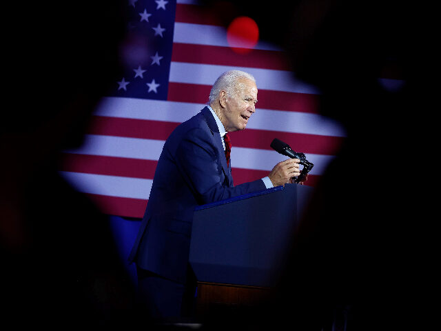 WASHINGTON, DC - JUNE 23: U.S. President Joe Biden address a campaign rally on the first a