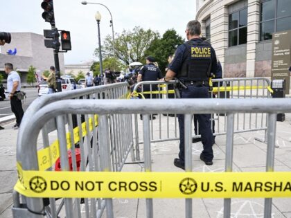 WASHINGTON D.C., UNITED STATES - AUGUST 3: The police take increased security measures as