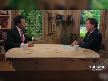 Tucker Carlson interviewed Republican presidential candidate Vivek Ramaswamy on "Tucker on Twitter."