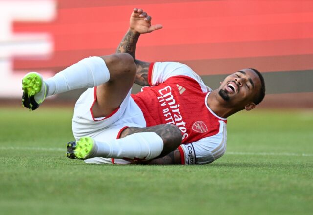 Arsenal striker Gabriel Jesus