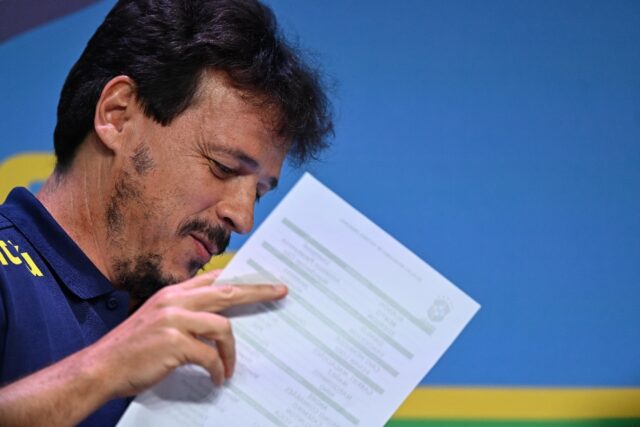 Brazil coach Fernando Diniz announces his squad for the opening matches of the 2026 World