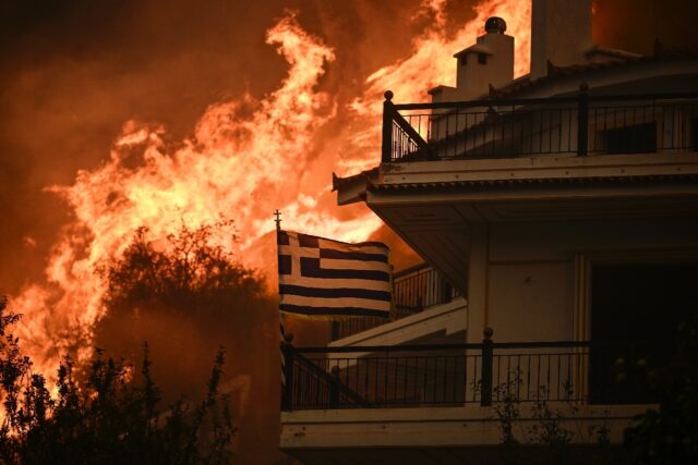 Deadly wildfires have been burning across Greece