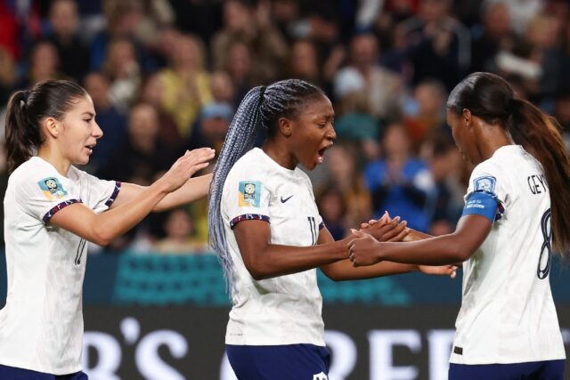 France forward Kadidiatou Diani scored a hat-trick against Panama