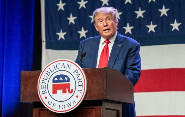 A Georgia judge has set a $200,000 bond for Donald Trump