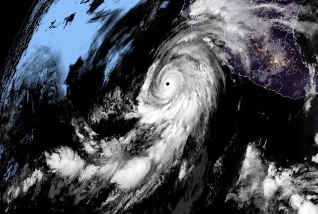 This image obtained from the National Oceanic and Atmospheric Administration (NOAA), shows