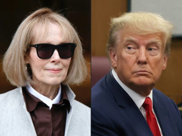 Journalist E Jean Carroll and former US president Donald Trump: a judge has dismissed Trum