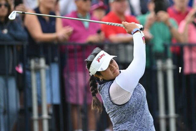 Lilia Vu on her way to winning her second major on Sunday