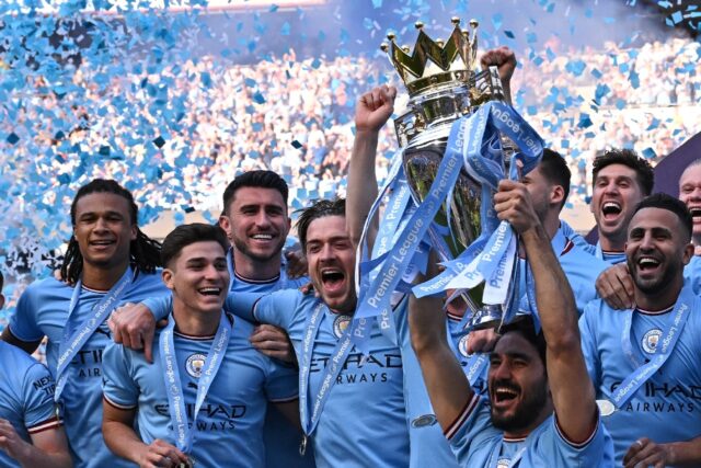 Manchester City have won four of the last five Premier League titles