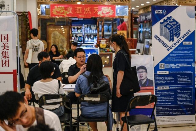 Millions of graduates are entering China's job market at a time of soaring youth unemploym