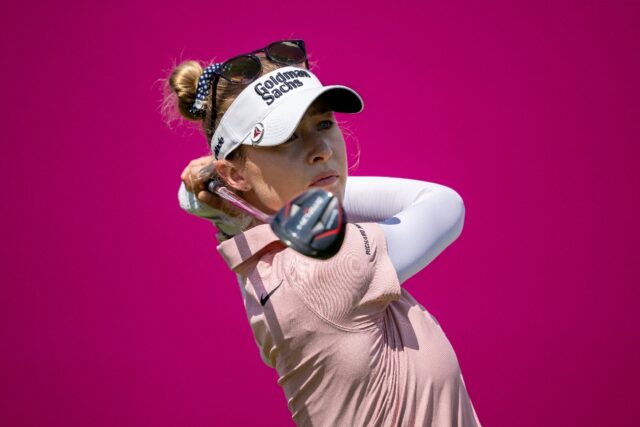 Nelly Korda is bidding to win a second major title