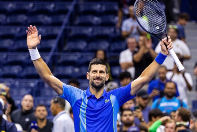 Novak Djokovic made a winning return at the US Open