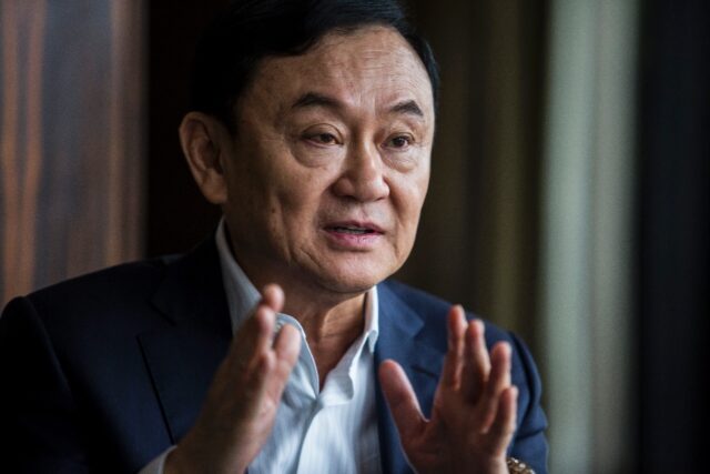 Former prime minister Thaksin Shinawatra has lived in self-exile since 2008 and faces mult