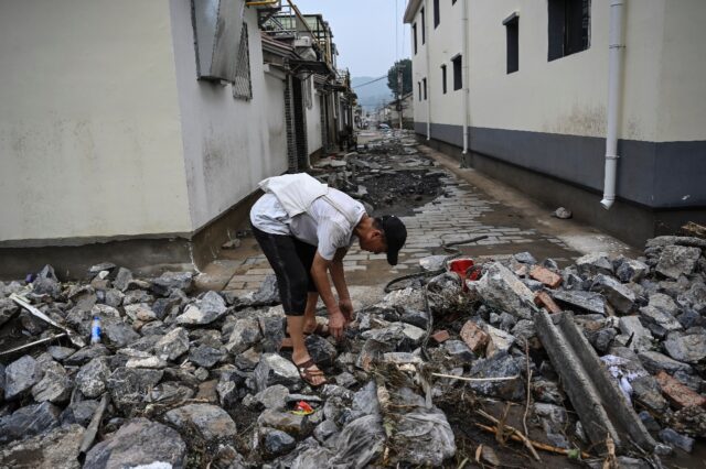 Scores have died in the floods across northern China