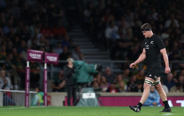 Scott Barrett has been shown two red cards during his Test career
