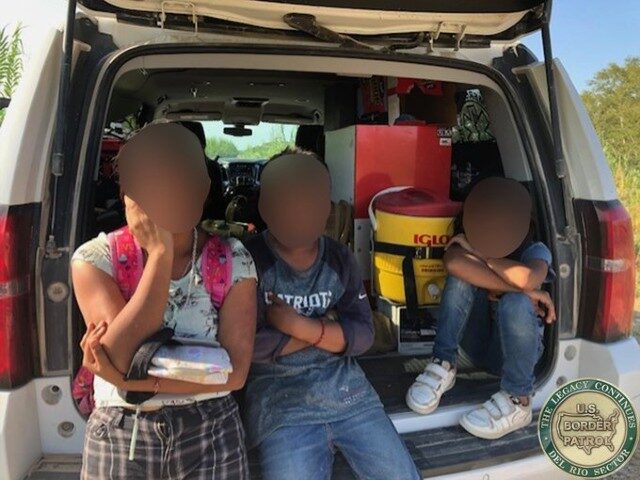 Border Patrol agents rescued three unaccompanied migrant children near the Texas border wi