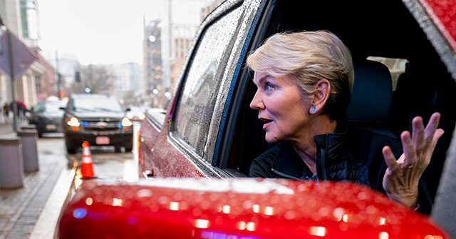 NextImg:Granholm on Biofuel Policies Hiking Gas Prices: EVs Are Cheaper with Tax Credits People Get 'If They're Able to Afford' It