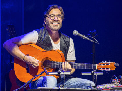 EL CAJON, CALIFORNIA - SEPTEMBER 24: Guitarist Al Di Meola performs on stage at The Magnol