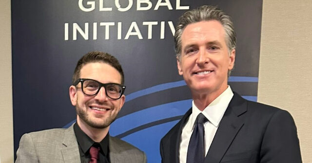 Alex Soros Huddles with ‘Great Leader’ Newsom at Clinton Global Initiative