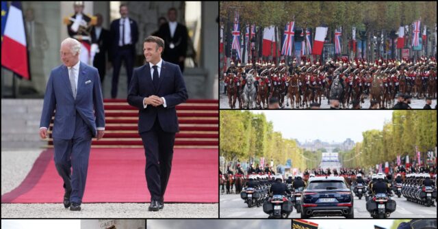 NextImg:Paris Rolls Out Red Carpet for King Charles III on His First State Visit to France