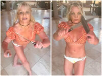 Watch: Britney Spears Sparks Fans’ Concerns After Bizarre Dance with Kitchen Knives