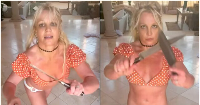 Britney Spears Addresses Viral Knife Video After Police Wellness Check: 'These Knives are Fake'