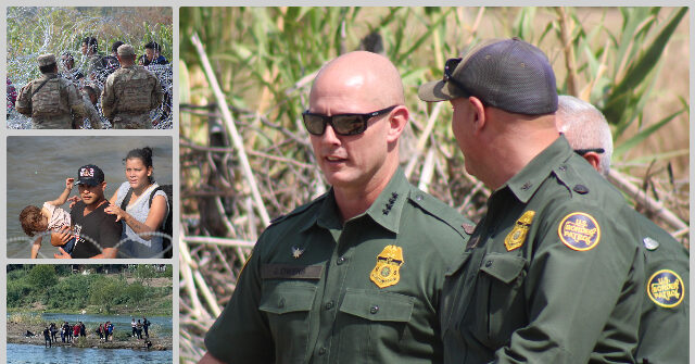 Border Chief Makes Surprise Visit to Texas Migrant Crisis