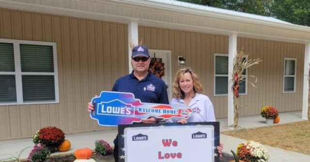 WATCH: Disabled Veteran and Wife Receive Mortgage-Free NC Home