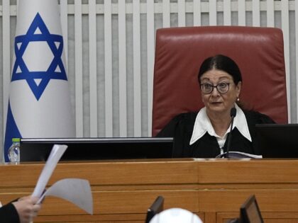 Esther Hayut Supreme Court (Ohad Zwigenberg / Associated Press)