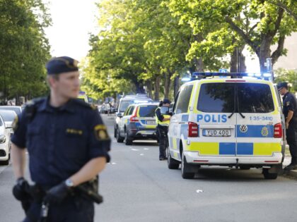 Picture dated June 30, 2019 shows police at the scene where two young men were shot in Sollentuna, north of Stockholm, Sweden. - A 17-year-old was shot to death and a 23-year-old was seriously wounded. Swedish police belive the shooting was gang related. Honour, debts, and prestige are serving as …