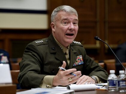 Taliban - General Kenneth McKenzie Jr., USMC Commander, US Central Command responds to questions during a House Armed Services Committee hearing on the conclusion of military operations in Afghanistan at the Rayburn House Office building on Capitol Hill on September 29, 2021 in Washington, DC. (Photo by Olivier DOULIERY / …