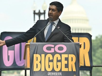 Auto - WASHINGTON, DC - JULY 20: Rep. Ro Khanna speaks at Go Bigger on Climate, Care, and