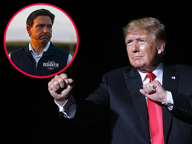Ron DeSantis, governor of Florida and 2024 Republican presidential candidate, during a campaign stop at the Field of Dreams in Dyersville, Iowa, US, on Thursday, Aug. 24, 2023. Republican candidates this week battled each other over the economy in their first debate of the 2024 race, waging attacks on President …