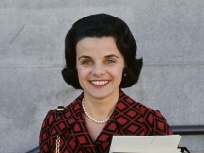 American politician Dianne Feinstein, the first female president of the San Francisco Boar