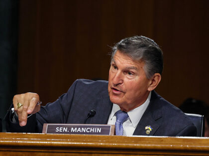 Sen. Joe Manchin (D-WV) speaks during the Senate Appropriations Committee hearing on the Special Diabetes Program on July 11, 2023 in Washington, DC. (Photo by Jemal Countess/Getty Images for JDRF)