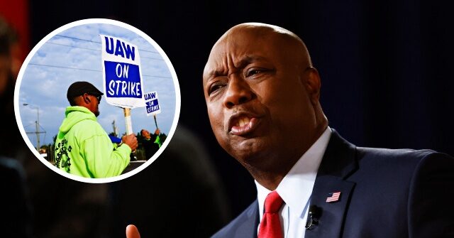 Tim Scott Suggests Firing Striking Auto Workers: 'You Strike, You’re Fired'